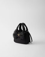 Padded Re-Nylon Mini-Bag With Bow - Image 2